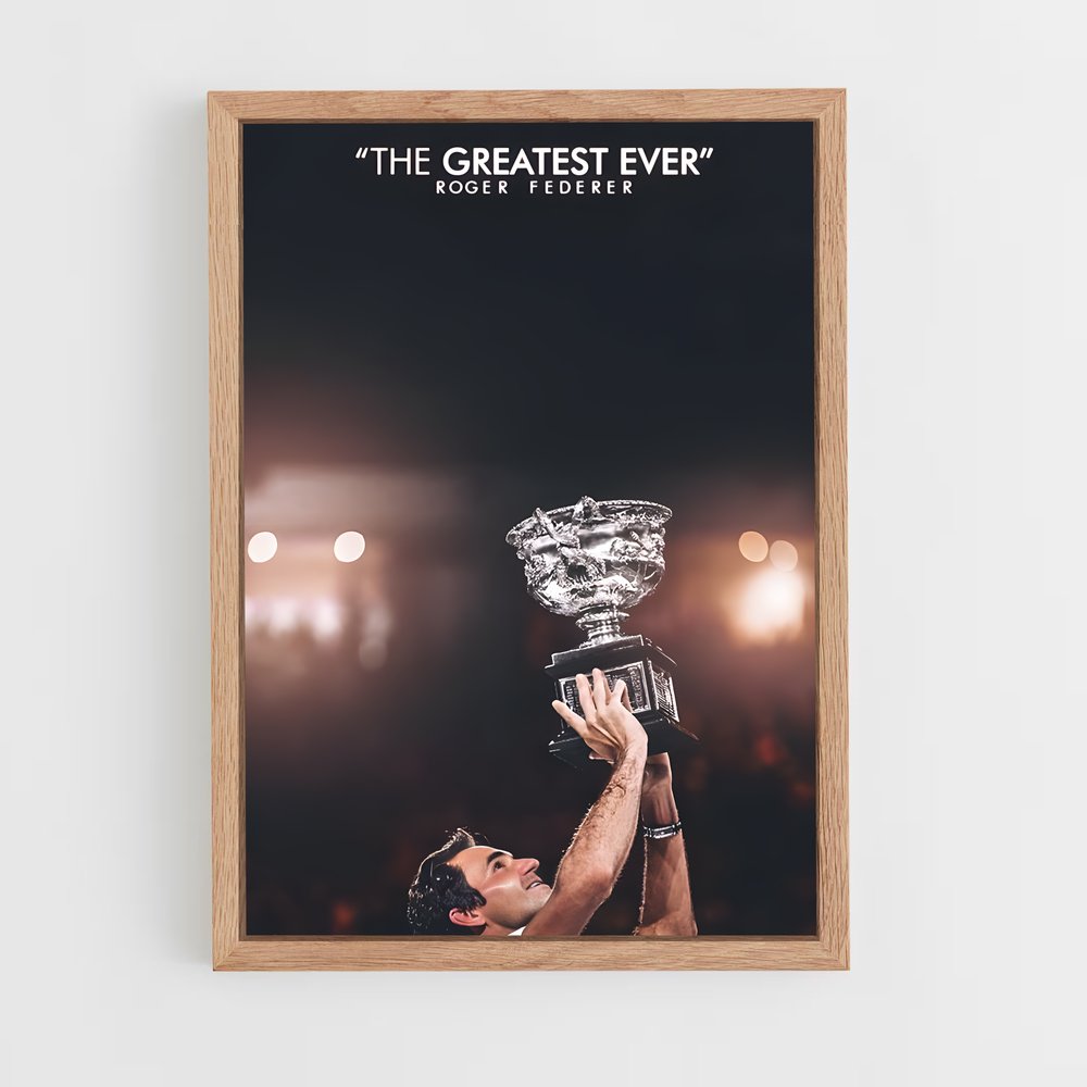 Poster La Victoire de Roger – affiche Tennis (vue 4)